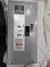 Westinghouse SFDN100 Circuit Breaker Enclosure 15-100A 600V Nema 1