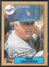 1987 Topps Tommy Lasorda Los Angeles Dodgers #493
