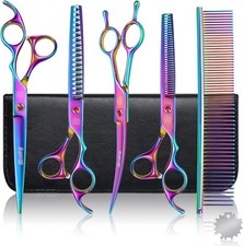 Professional Dog Grooming Scissors Set 7 Inch/8 Inch Pet Grooming Scissors