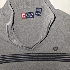 Chaps Men's XL Quarter-Zip Sweater