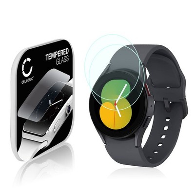2x Displayschutz Samsung Galaxy Watch 5 - 40mm 2.5D Full Glue Transparent