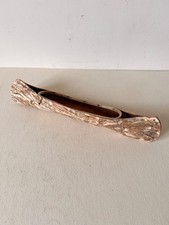 Vintage Handmade Native American Indian  Miniature Bark Canoe 14"