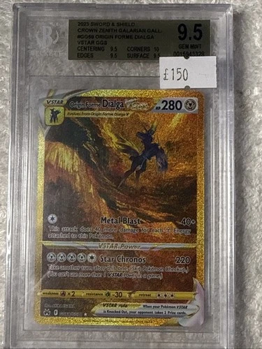 Origin Forme Dialga VSTAR GG68/GG70 BGS 9.5 Gem Mint