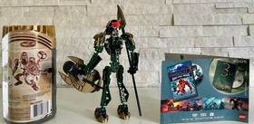 Bionicle Toa Hagah Warriors:  Iruini 8762 & Norik 8763 w/Canisters & Manuals