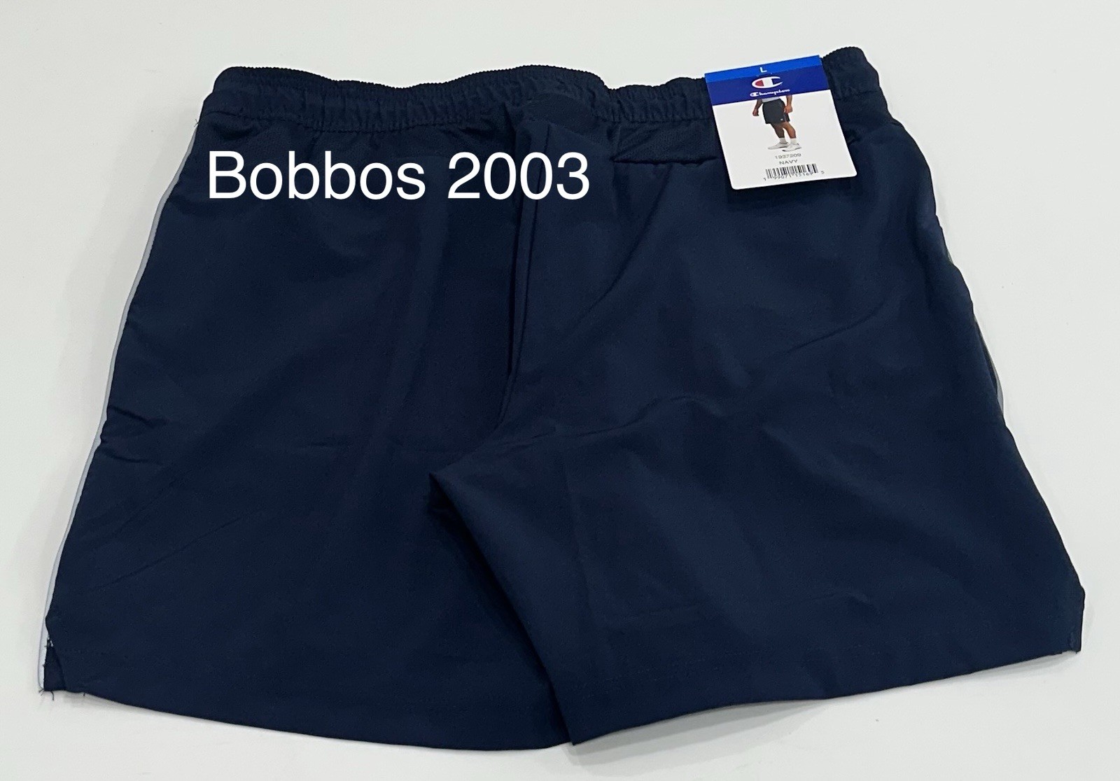 Champion Men's Pull-On Inner Drawstring Side Pockets Shorts, Navy, Size L