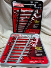 Craftsman Metricsae 9 Pcs Each Combination Wrench Sets- New- Made In Usa