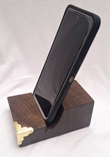 Solid Walnut Wooden Handmade Phone Stand Holder
