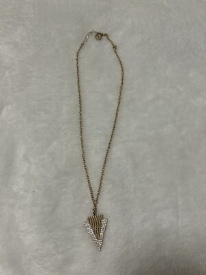 G by guess gold pendant adjustable necklace