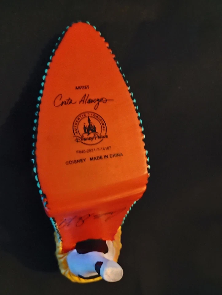 Disney Parks Cruella De Vil Shoe Ornament 101 Dalmatians Runway High Heel - Image 4 of 4