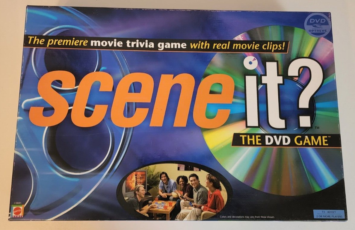 Scene it? The Premiere Movie Trivia DVD Game Original 2003 100% Complete