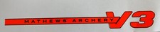 Mathews Fluorescent Orange V3 Limb Stickers SET OF 4