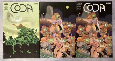 CODA #3 SET OF 3 1:10 MATIAS BERGARA ANAND RK SPURRIER VARIANT BOOM COMICBOOK BA