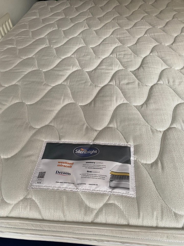 Silentnight Westland Miracoil Memory Double Mattress slightly used eBay