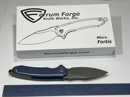 Micro Fortis - Ferrum Forge - Limited Run - Blue Handle - Picture 2 of 3