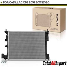 Aluminum Radiator w/o Engine Oil Cooler for Cadillac CT6 16-20 2.0L 3.0L 3.6L
