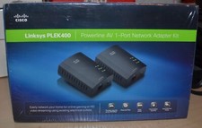 Linksys PLEK400 Powerline 200 1-Port Wired Network Expansion Kit new