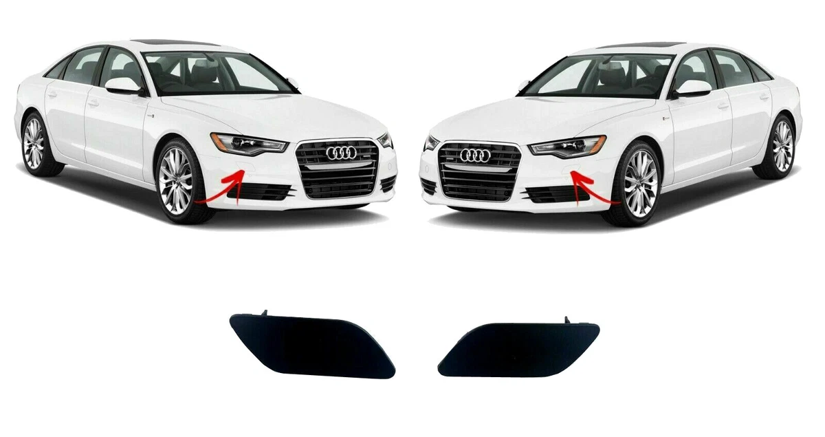 X2 Cover Lava Headlight Left+Right for Audi A6 C7 2010-2018 