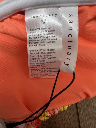 Sanctuary MANGO Fresh Cuts Tunnel Underwire Bikini Swim Top, MSRP $73 - Picture 7 of 11
