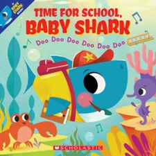 TIme for School Baby Shark and Trick or Treat Baby Shark- NEW softcover books