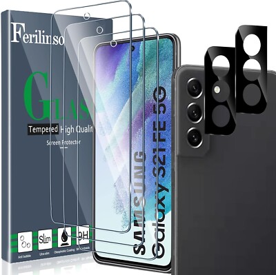 Ferilinso Displayschutz Samsung Galaxy S21 FE 5G 3er Pack NEU