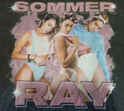 RARE VTG Shaka Wear Streetwear Sommer Ray Girl Band T Shirt XL Ultra Rare