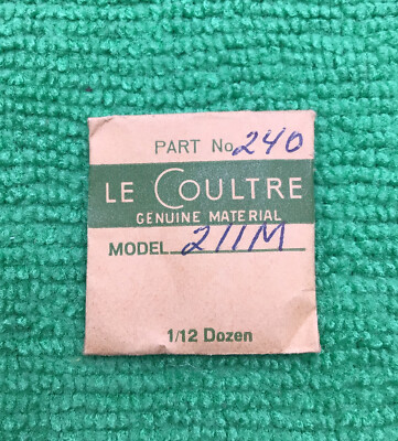 Jaeger LeCoultre Cal. 211M Part 240 21, NOS