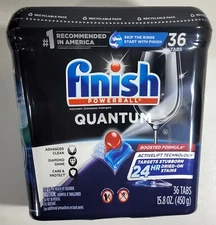 Finish Powerball Quantum Automatic Dishwasher Detergent Pacs - 36 Tabs