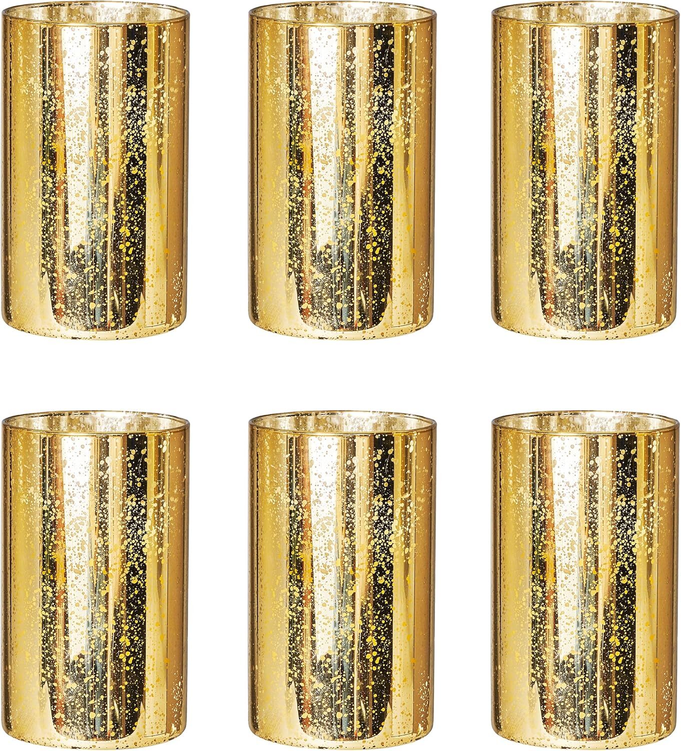 Hurricane Candle Cylinder Vases For Centerpieces Set Of 6 ..