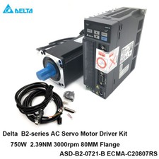 Delta AC Servo Motor Drive kit 750W 2.39NM 3000rpm ASD-B2-0721-B ECMA-C20807RS