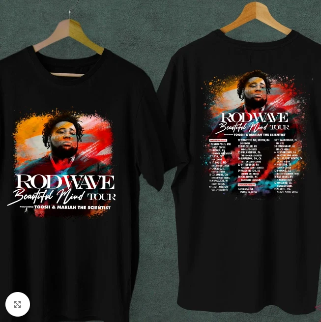 Rod Wave Beautiful Mind Tour Shirt For Fan