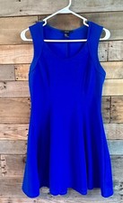 Womens Forever 21 Skater Dress Women's Medium Royal-Dark Blue