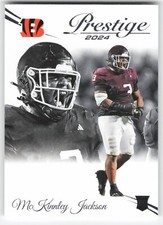 McKinnley Jackson Cincinnati Bengals RC Rookie Panini Prestige 2024 NFL #369