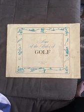 Vintage Some Of The Rules Of Golf Book 24 Cartoons by Charles Crombie 1966 Print