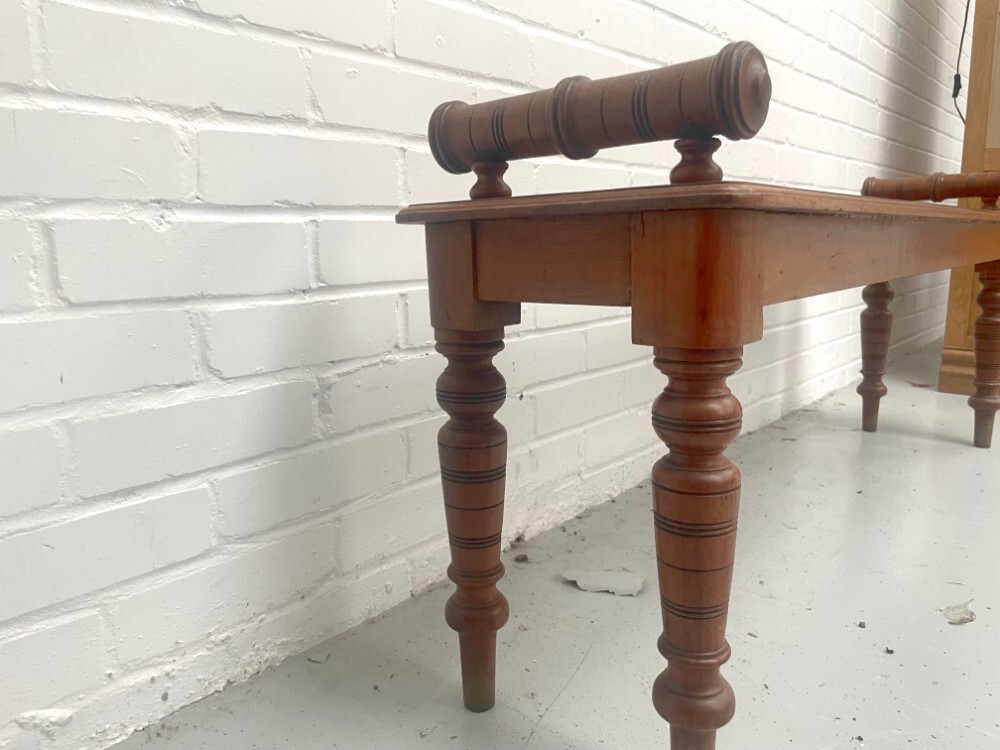 Ornate crafted wooden bench eBay