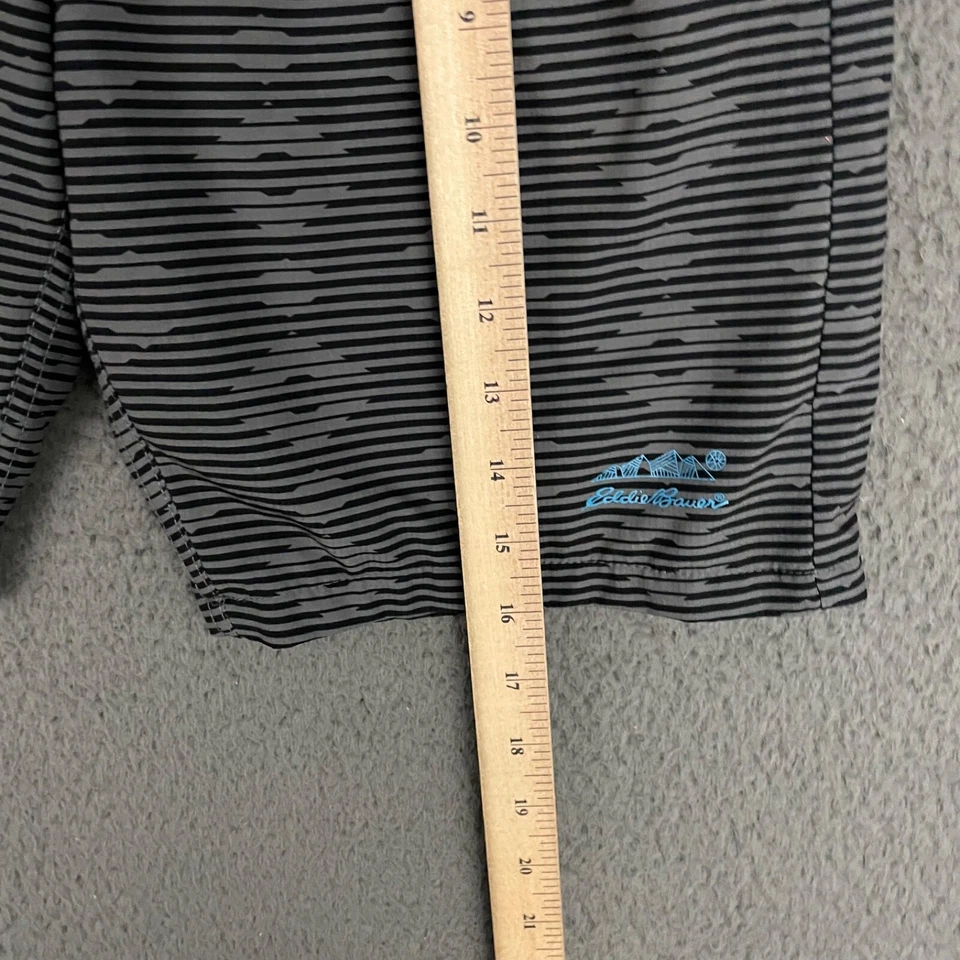 Eddie Bauer Swim Trunks Boys Medium 10/12 Multicolor Geometric Lined Beach - Image 3 of 4