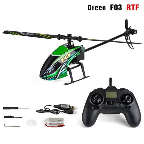 Helicóptero de control remoto F03 2,4 GHz 4 canales 6 ejes giroscopio estabilizado RTF RC avión - Imagen 12 de 14