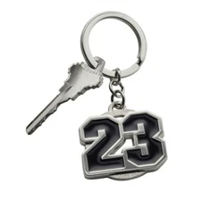Jostens 2023 Year Key Ring Senior Graduate Silver Black Filled Memorabilia NEW