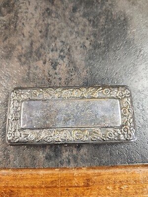 Vintage 1917 King Gillette Pocket Edition Silver Double Edge