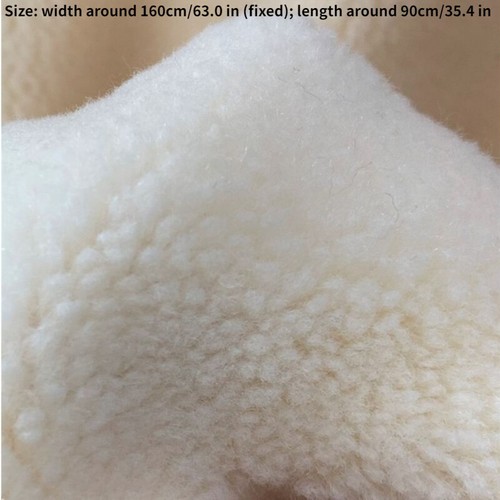 70%Wool Blend Fabric Thick Sherpa Fleece Woolen for Clothes Material By Yard - Picture 1 of 34