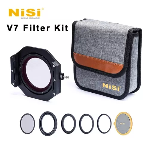 NiSi V7 100mm Filter Holder Kit With True Color NC CPL Polarizer Lens Cap Case - Picture 2 of 8