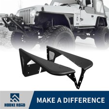 Hooke Road Steel Armor Wheel Fender Flares Fit For 1997-2006 Jeep Wrangler Tj
