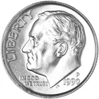 1990 P Roosevelt Dime Uncirculated US Mint