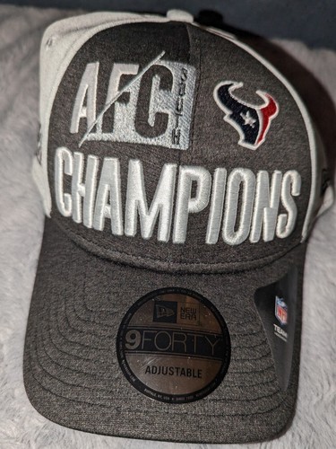 HOUSTON TEXANS OFFICIAL NFL NEW ERA 9FORTY AFC SOUTH CHAMPIONS LOCKER ROOM HAT - Picture 2 of 4