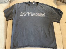 Vintage - 2001 - Tommy Jeans - Floral Spell Out Logo Short Sleeve T Shirt - XXL
