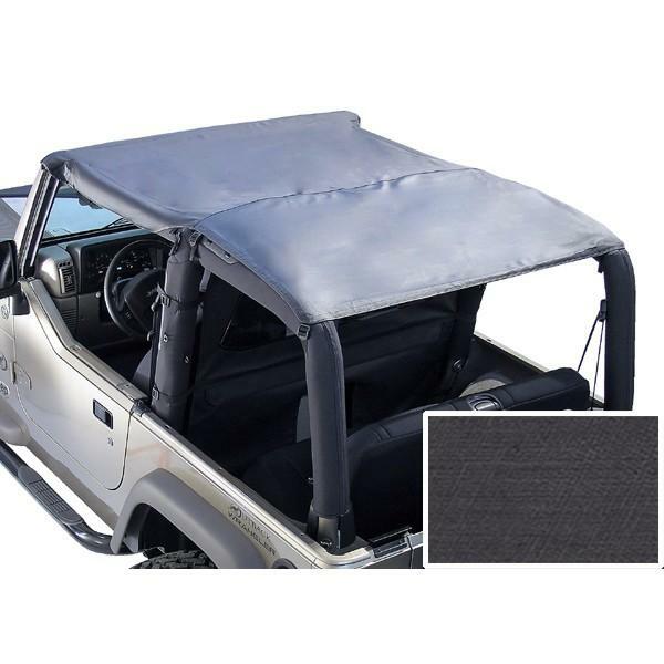 Évitez les coups de soleil en Jeep Wrangler YJ 92-95 avec ce Roll Bar Top noir