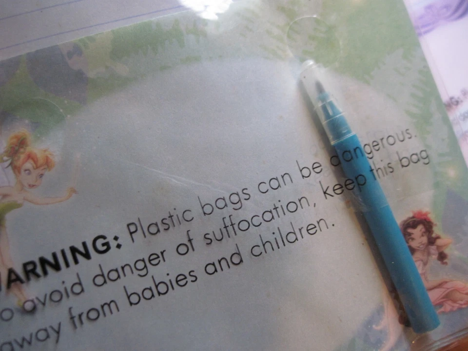 Disney's Stationary Set Note Paper Envelopes Fairies " Small but Powerful" Green - Image 3 of 4