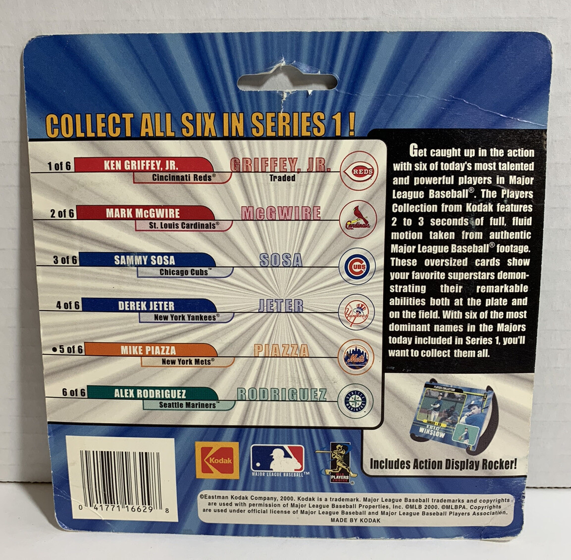 Kodak MLB Players Collection Motion Card Series MIKE PIAZZA VG | eBay