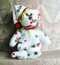 Ty Jingle Beanie Baby Christmas 1998 Holiday Teddy Bear Mint with Mint Tag 5 in