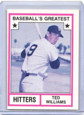 1982 TCMA 1982 Greatest Hitters Ted Williams