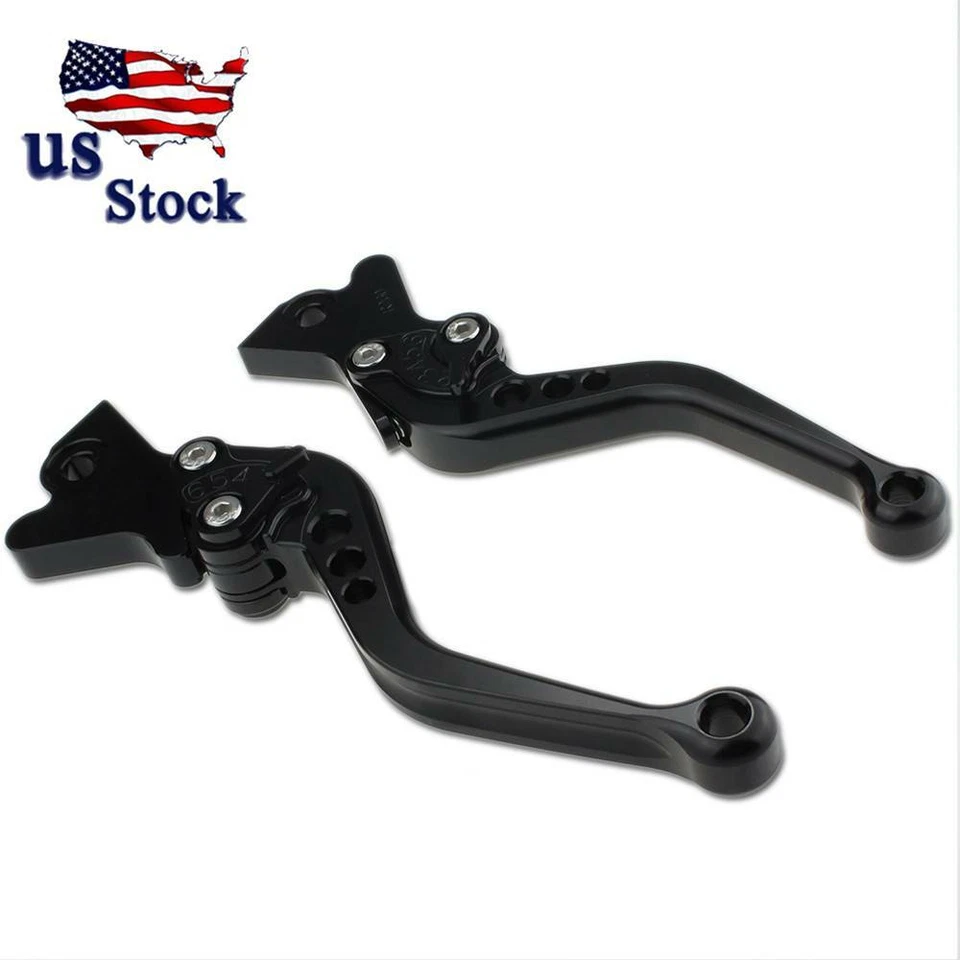 For Suzuki DR650S/SE 1994-2020 2019 18 CNC Adjustable Short Brake Clutch Levers - Image 4 of 4
